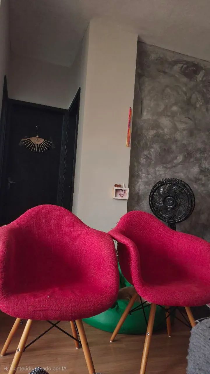 2 cadeiras vermelhas tokstok  - Foto 4
