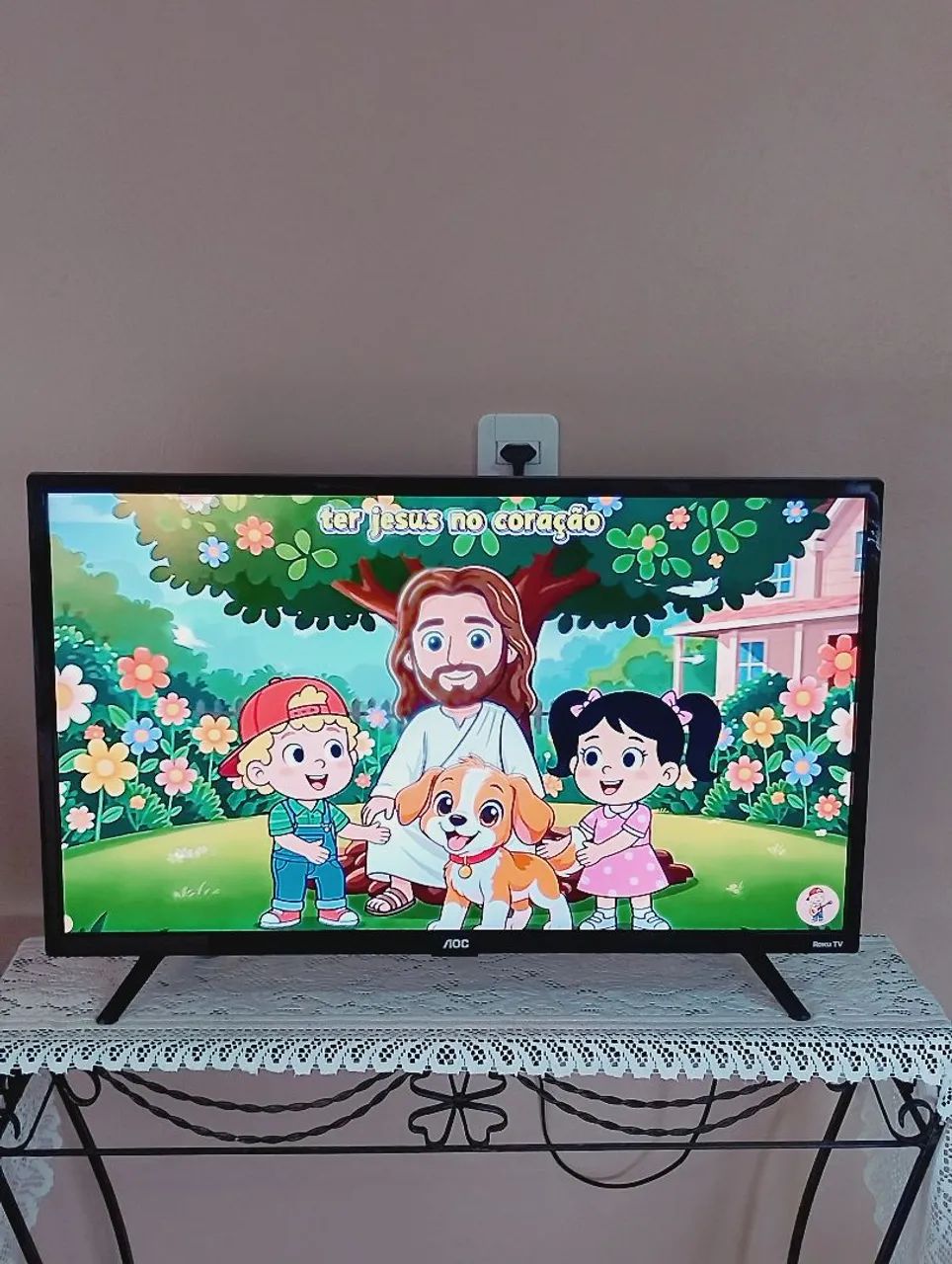 Smart tv AOC Roku 32 polegadas 