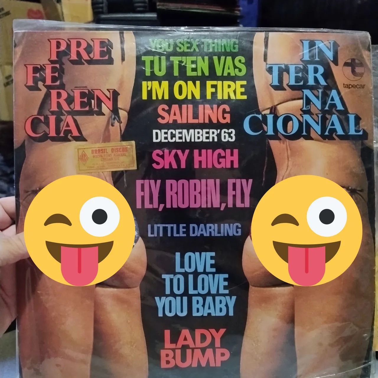 disco de vinil preferência internacional