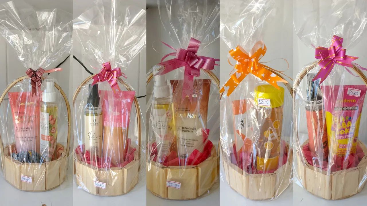 Kits Bodysplashs + hidratantes R$50,00 cada