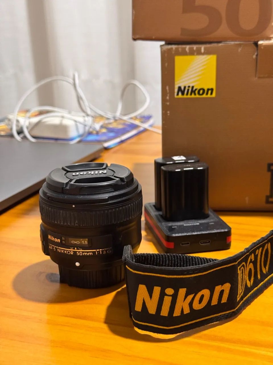 Nikon d610 + Sigma 17-70 + lentes e caixas - Foto 3