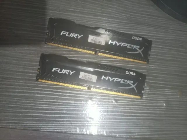8 GB DDR4 (2x4) para PC Fury Hyper Funcionando perfeitamente