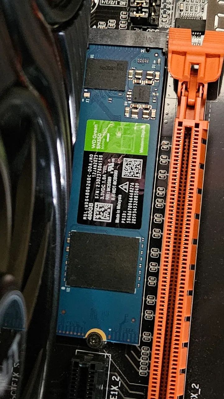 SSD NVMe 480GB 