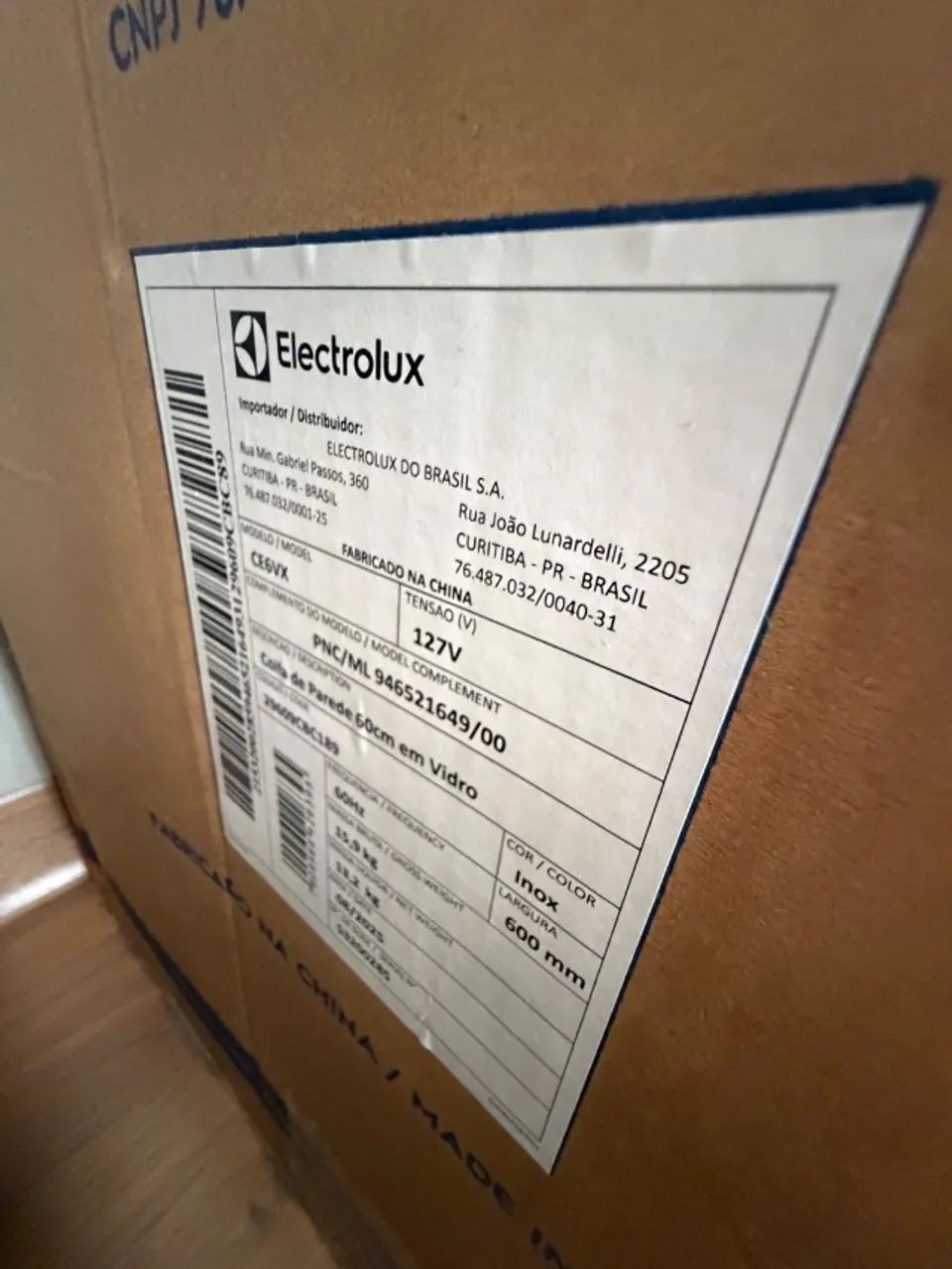 Coifa de Parede Electrolux 60cm NOVA de Vidro Efficient com Luz de Led (CE6VX) - Foto 2