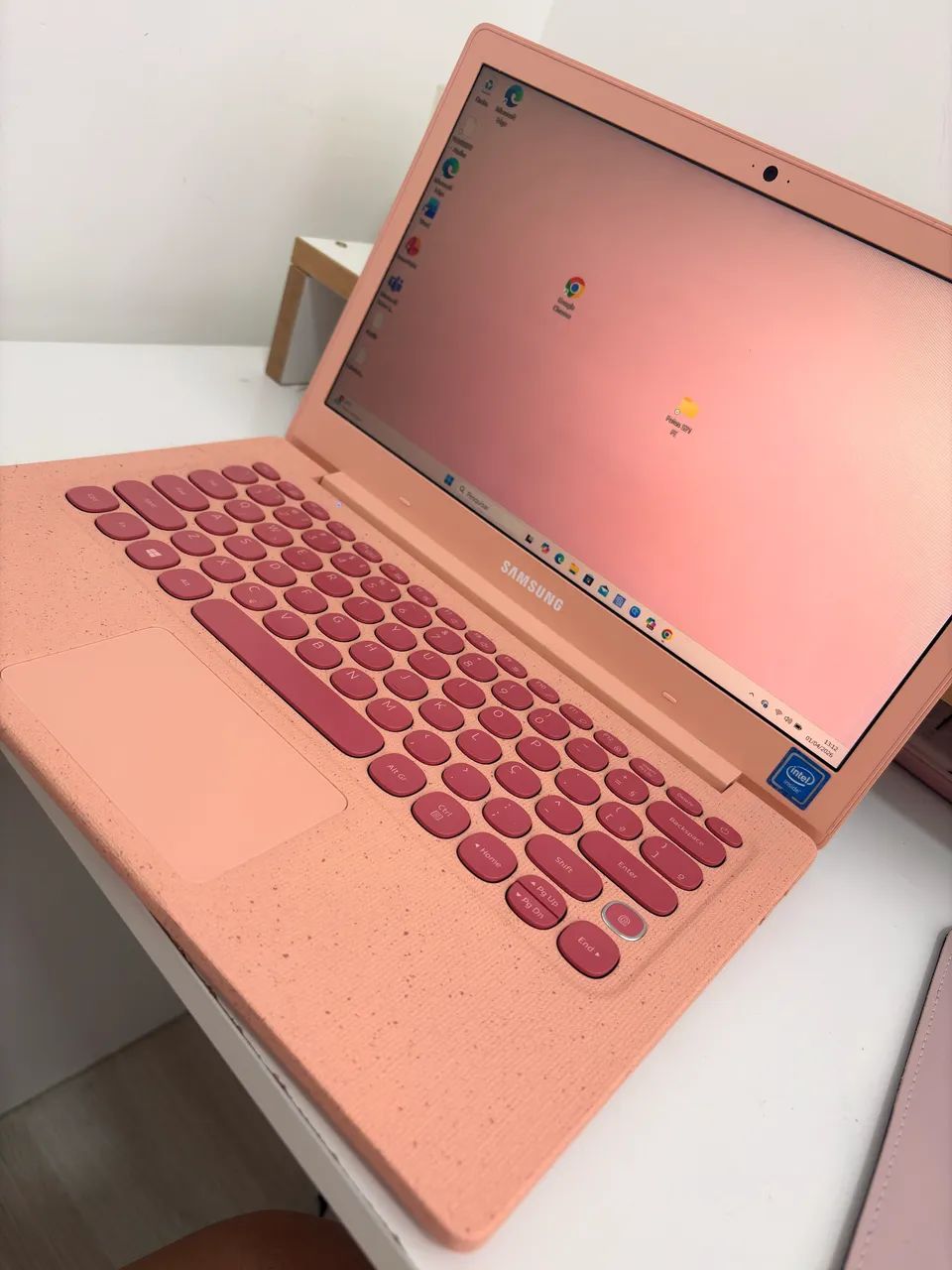 Notebook Samsung Flash30 na cor Rosa Coral - Foto 4