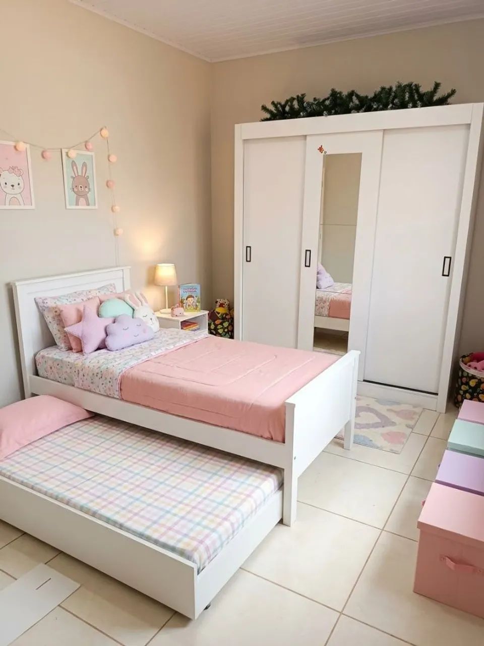 OPORTUNIDADE] Guarda-Roupa com Espelho + Bicama Solteiro - Foto 3