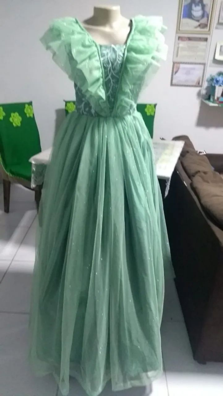 Vestido de festa verde - Foto 2