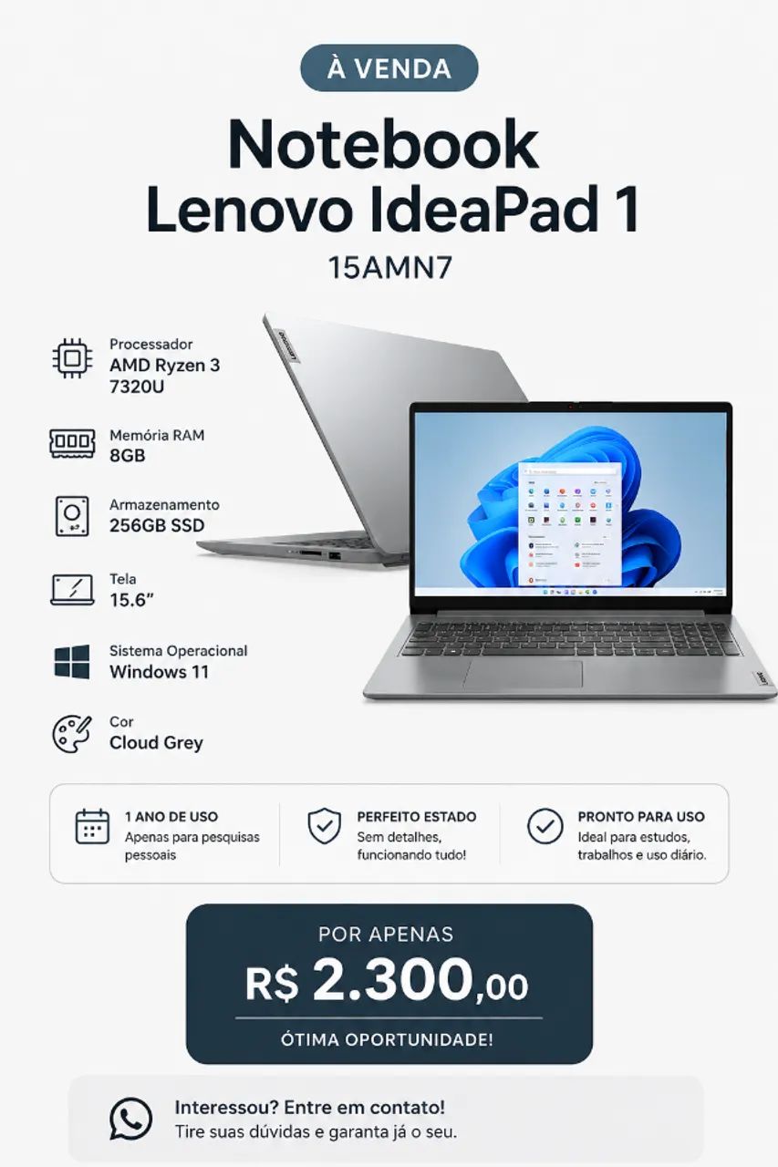 Notebook Lenovo 