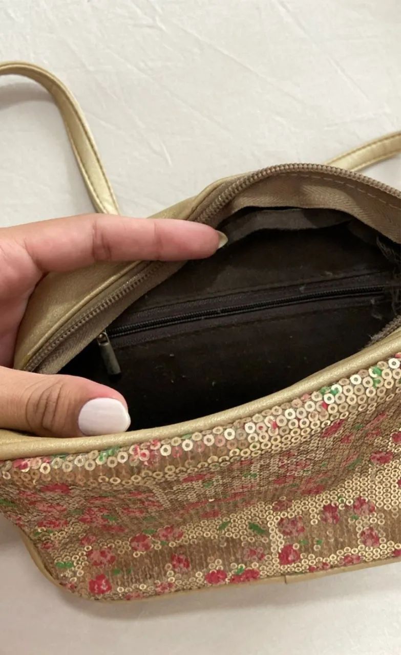 Bolsa dourada  - Foto 2