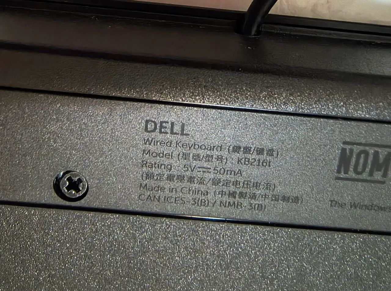 Teclado multimídia Dell KB216 - novo - Foto 3