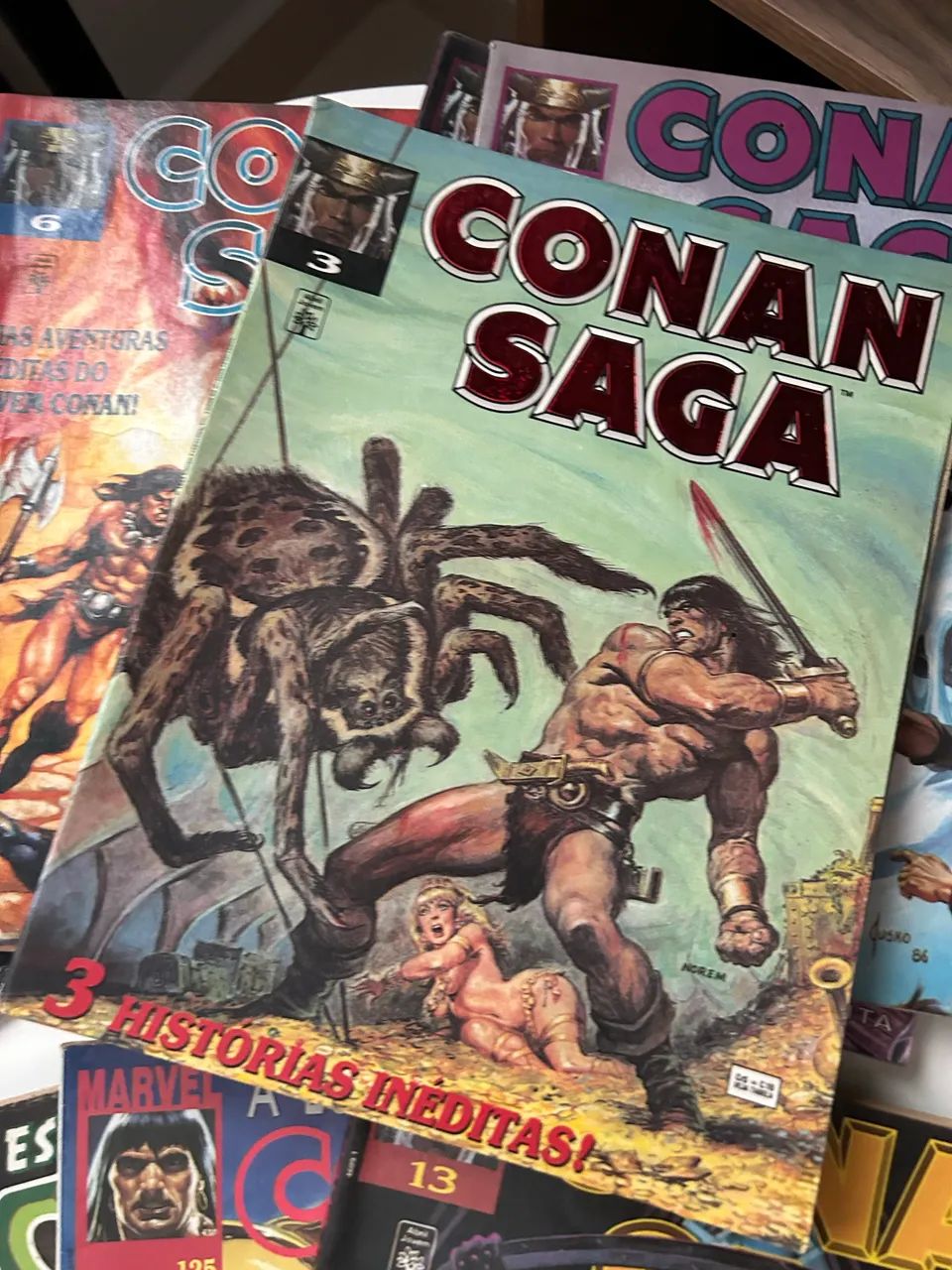 Lote com 11 HQs Conan Saga  - Foto 4
