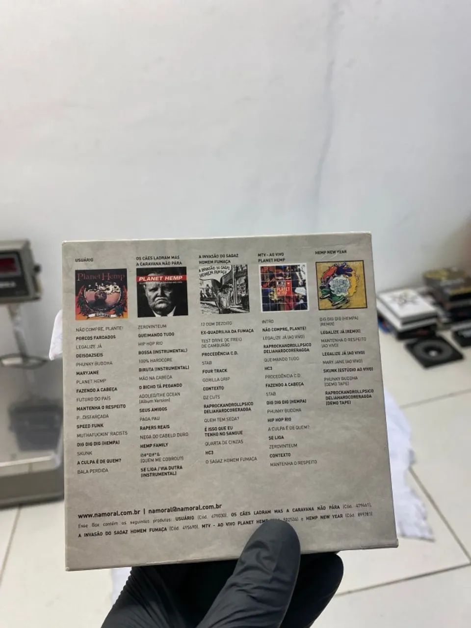 Box Planet Hemp 5 CDs + mini livro - CDs, DVDs etc - Bom Retiro