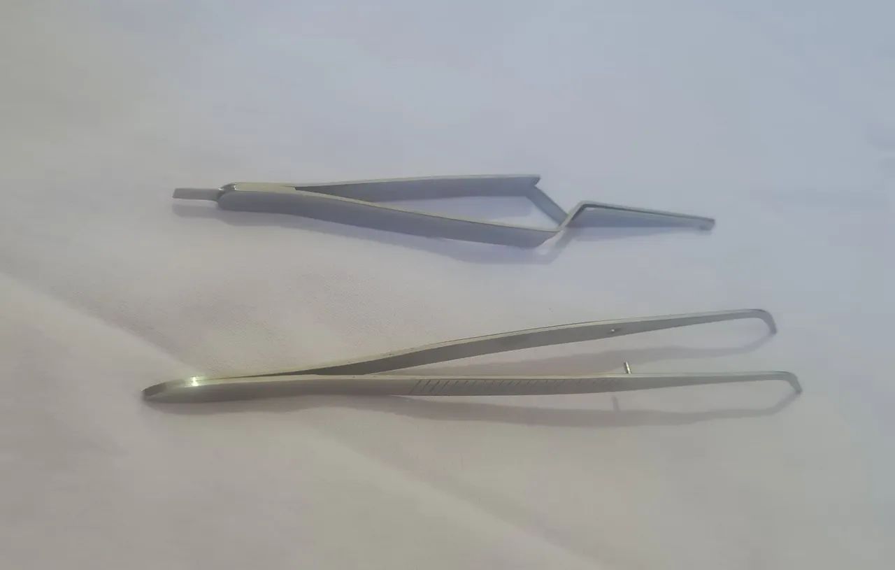 Pinça curva e Pinça trançada 