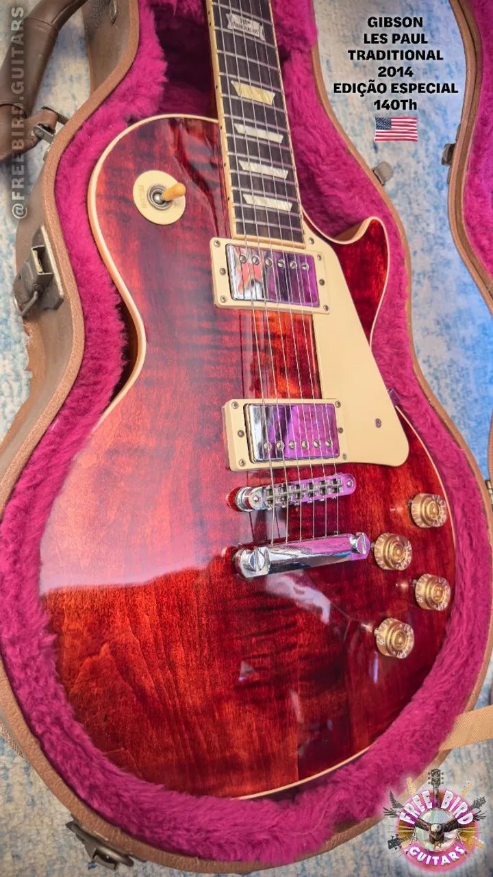 GIBSON LES PAUL TRADITIONAL 2014 RED WINE / Guitarra Edição