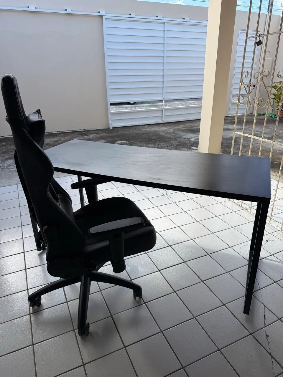 Mesa Industrial e Cadeira Gamer 