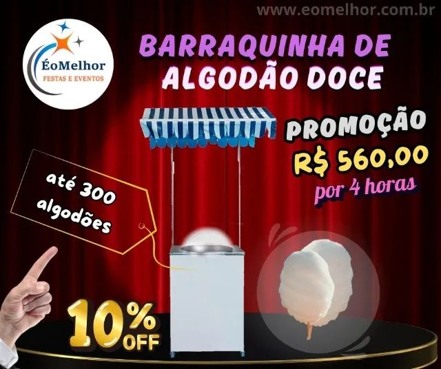 Algodõ Doce e Pipoca de Cinema