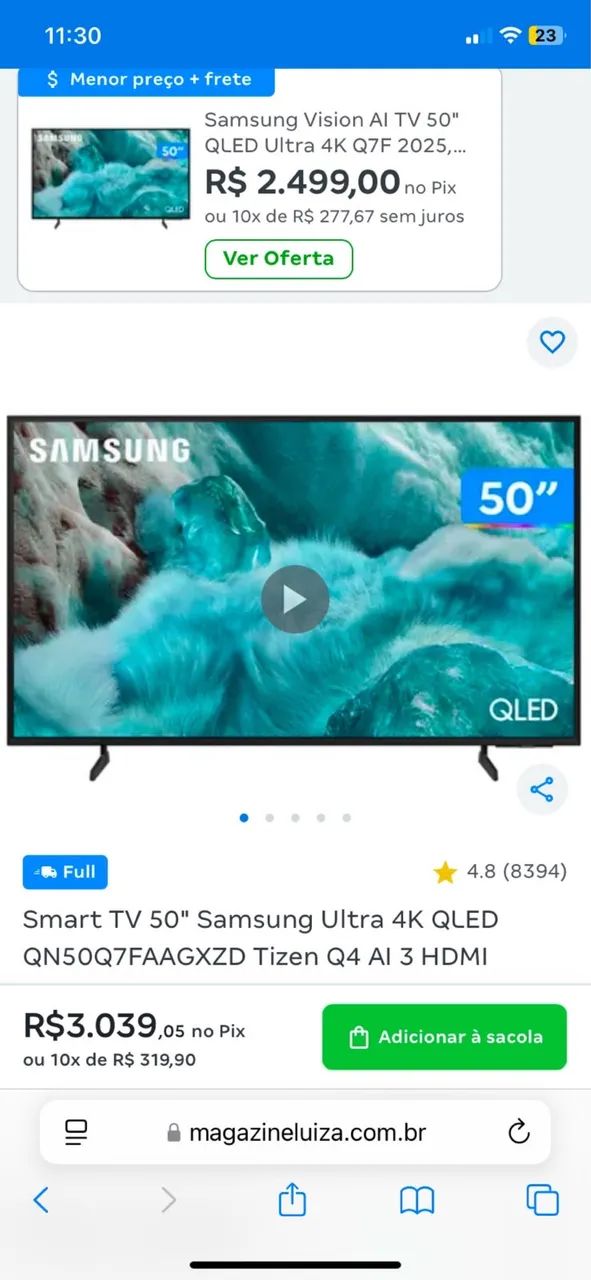 Smart tv 50 polegadas - Foto 4