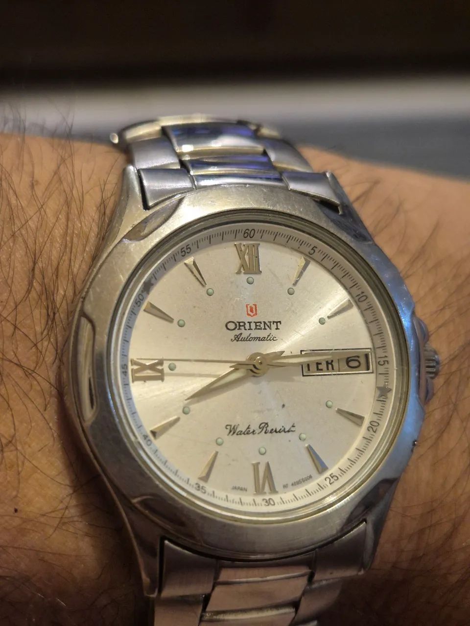 Relógio ORIENT AUTOMÁTICO 469SS006  BRANCO   -   ÓTIMO ESTADO - Foto 2