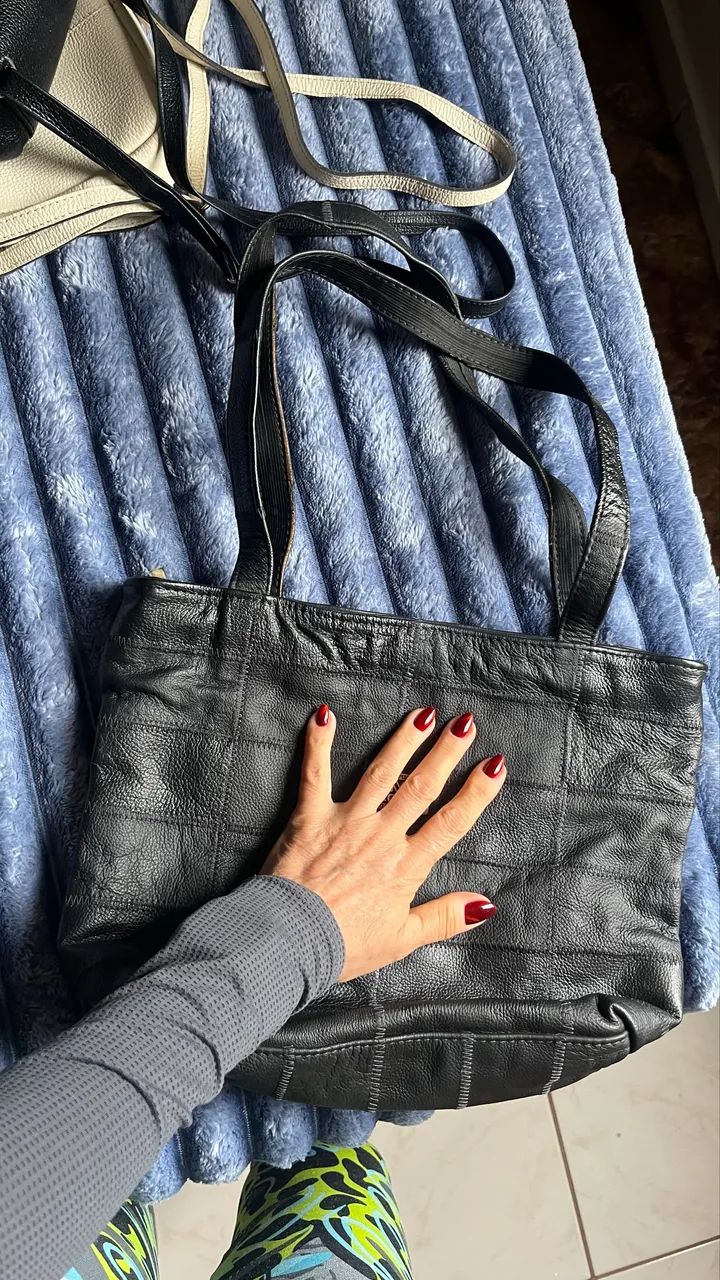 Bolsa ombro preta - Foto 4