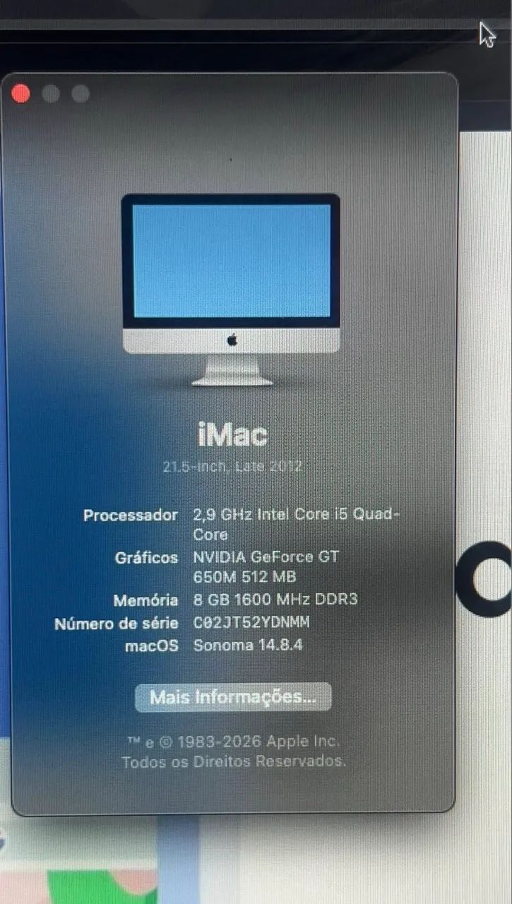 iMac 21? ótimo 