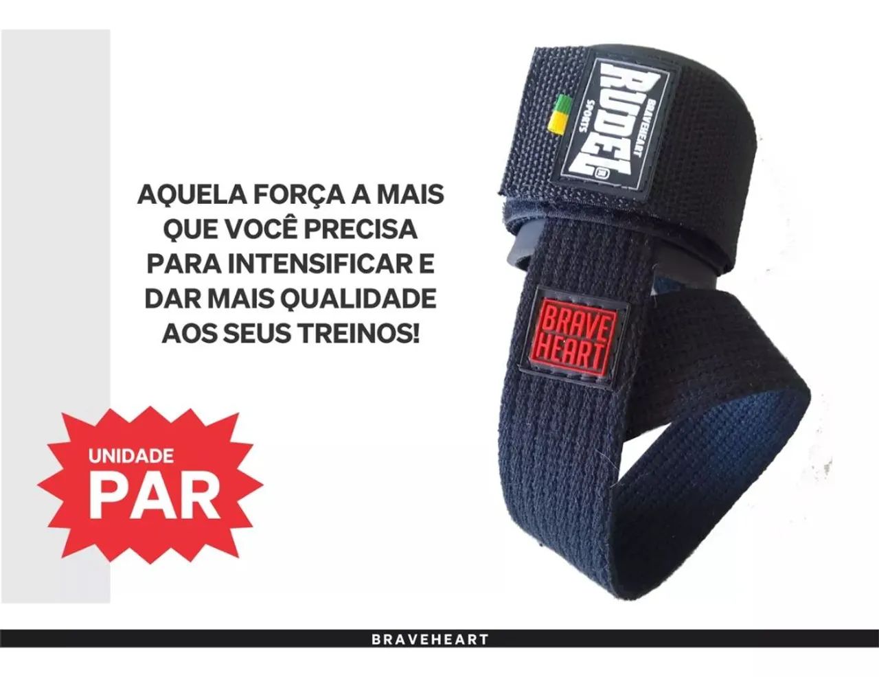 Strap fita antiderrapante c/ Munhequeira - RUDEL.  - Foto 5
