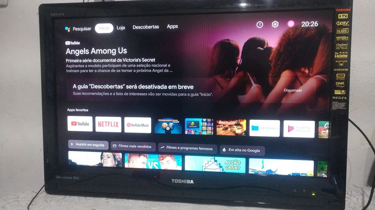 TvSemp Toshiba 32 , não é smart
