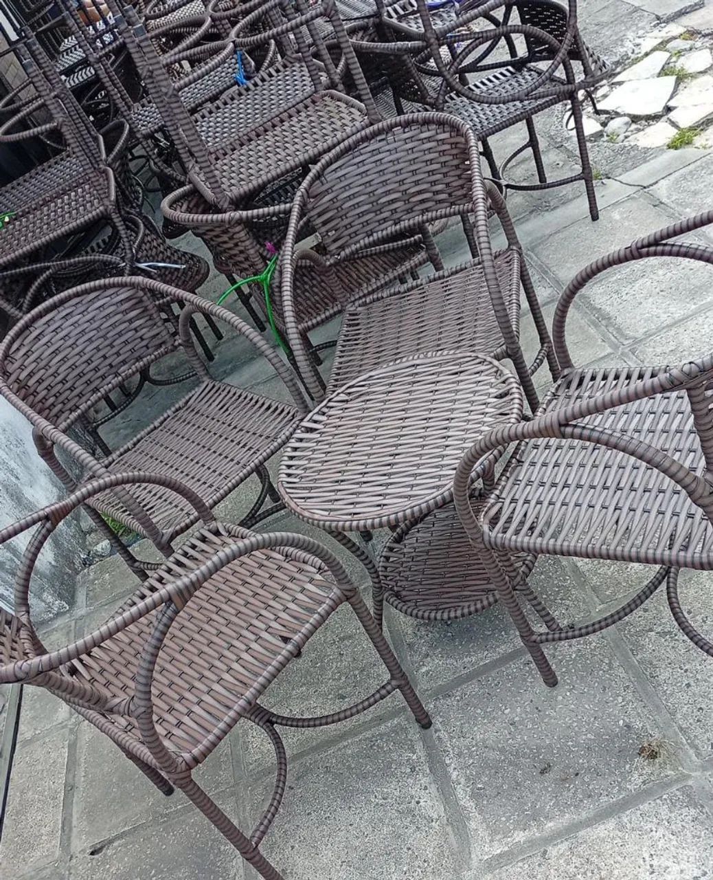 Conjunto de terraço redondo  - Foto 3
