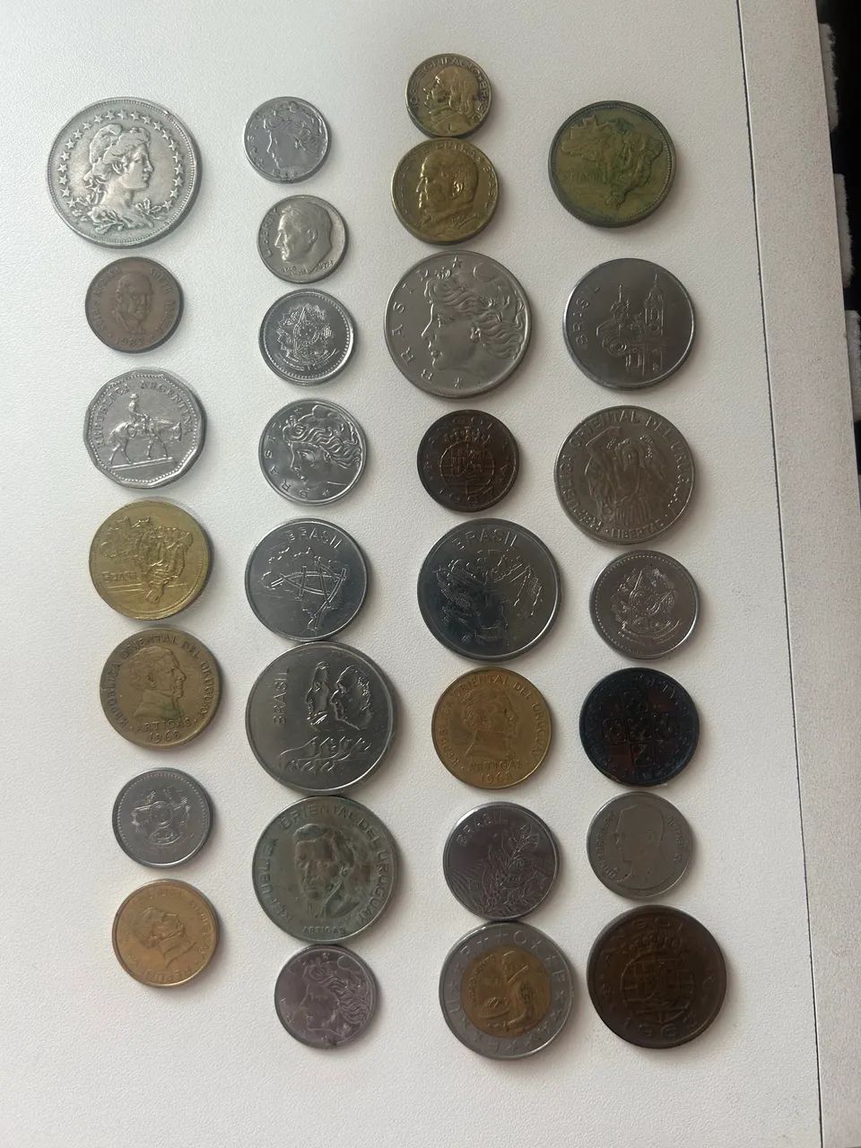 Coleção variada de 30 moedas antigas lote 3 - Foto 2