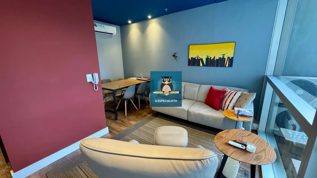 Sala comercial sem a mobilia, 32m2, 02 ares-cond., copa, 01 banh., 01 vaga.