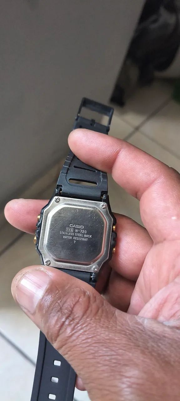 Relógio Casio antigo w-720 - Foto 4