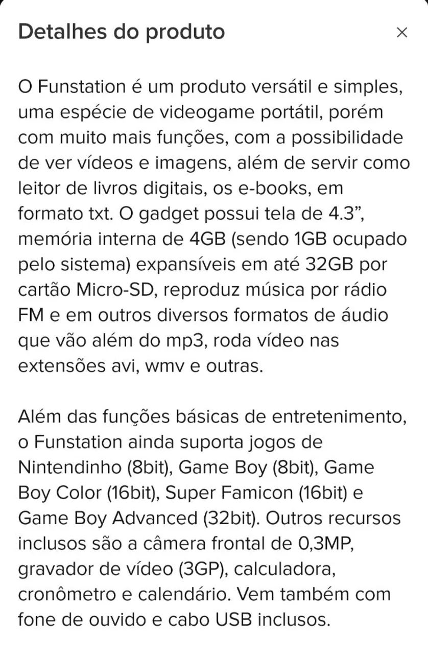 Console game portátil Proteste novo  - Foto 5