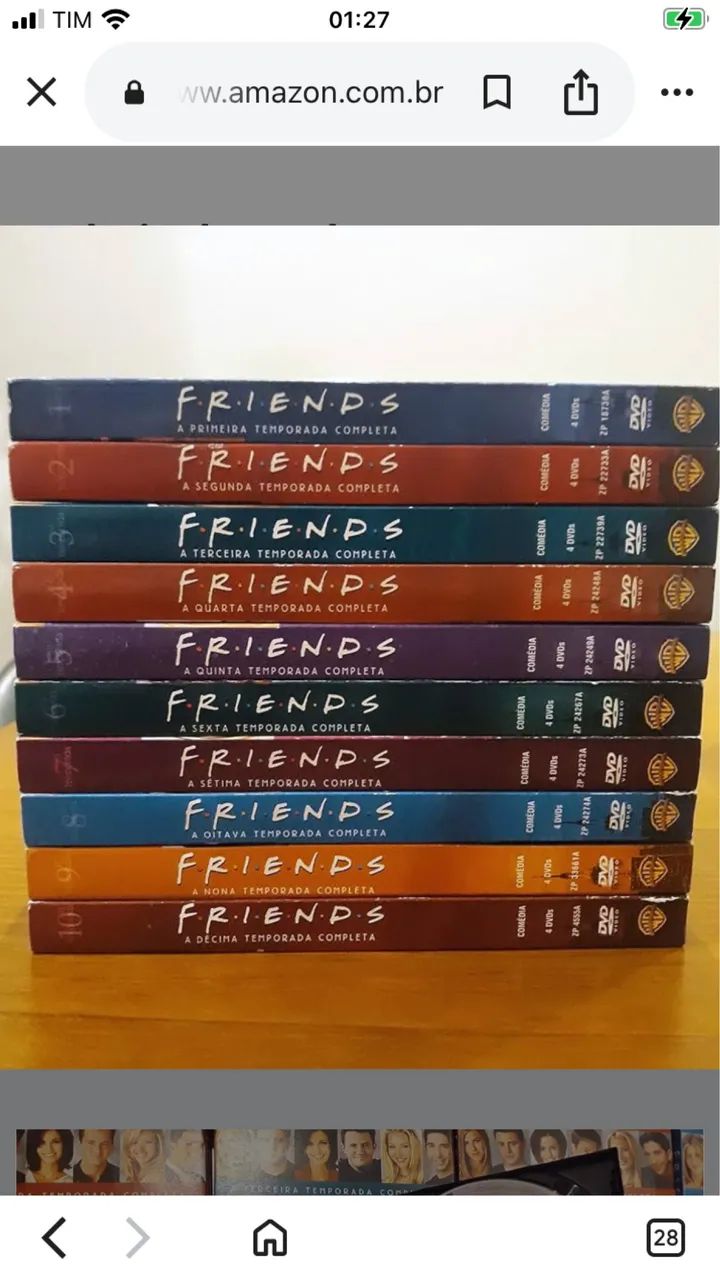 SÓ HOJE:EDIÇÃO COMPLETA FRIENDS (. 10 temporadas) 