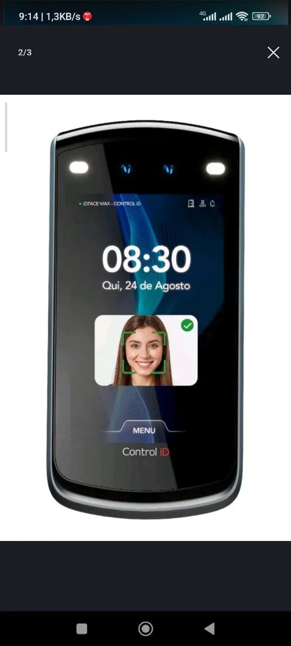 Controlador de acesso Control id max - Foto 2