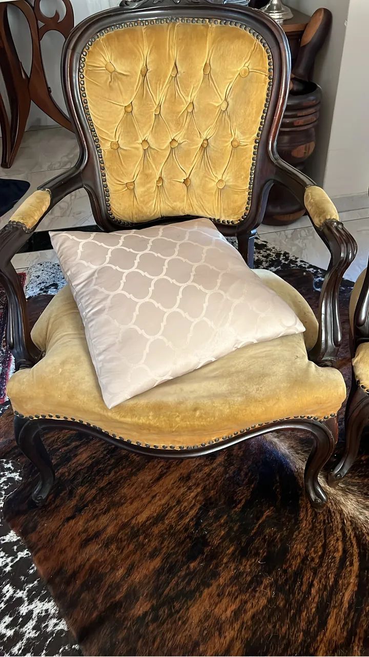 Poltronas Louis xv em jacarandá  - Foto 2