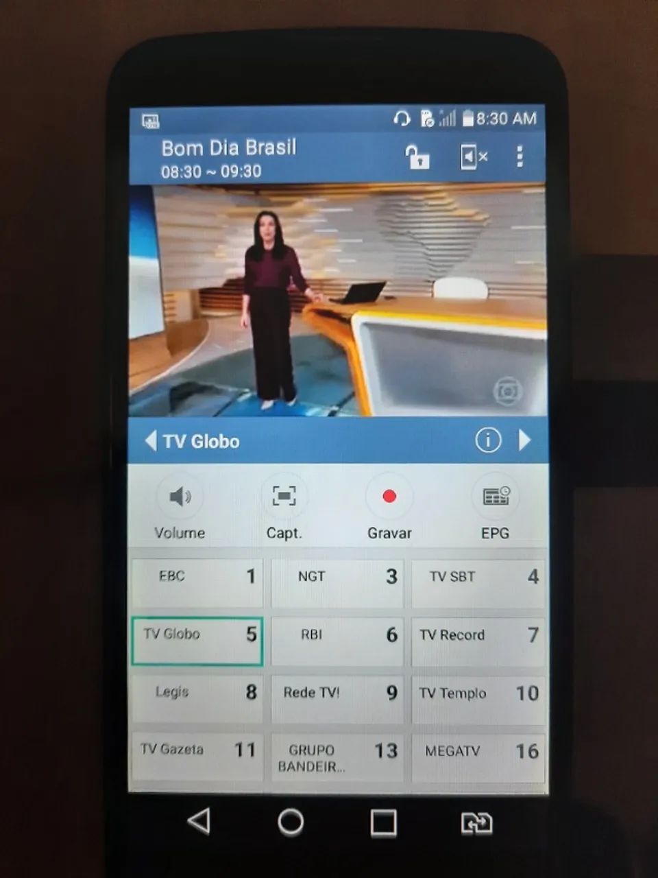 Celular LG K10 indigo com TV Digital