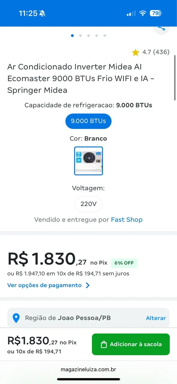 Vendo ar-condicionado midea  - Foto 4