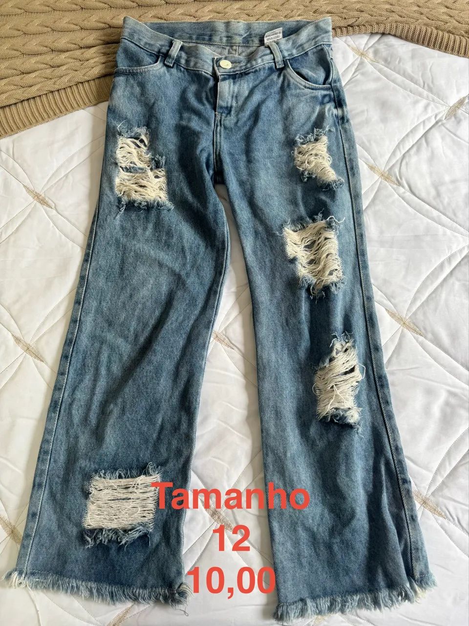 Calça jeans tamanho 12