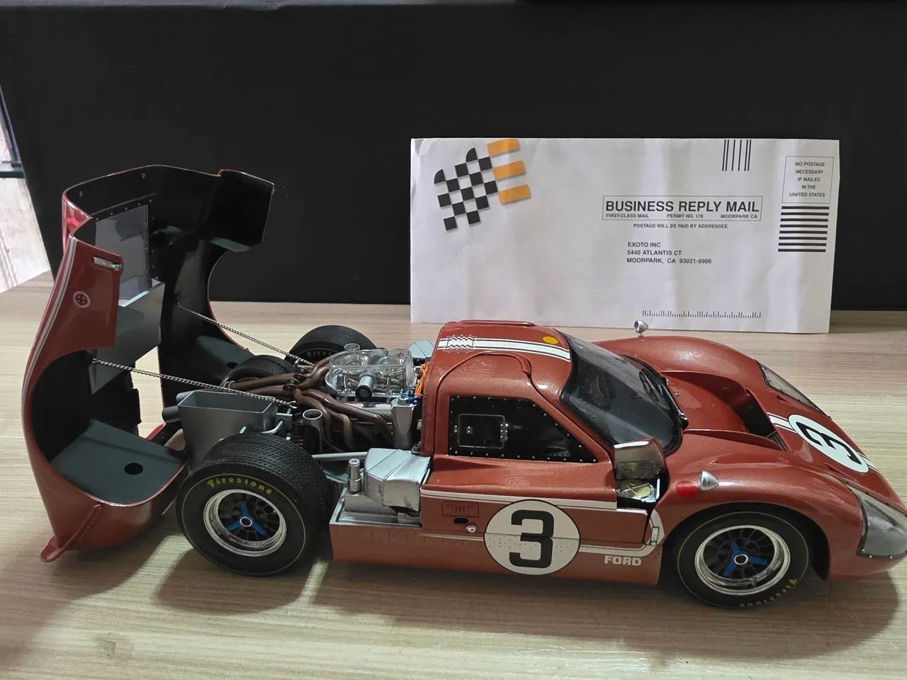 Miniatura 1.18 Ford gt40 Exoto #3 Lemans ultra rara - Hobbies e