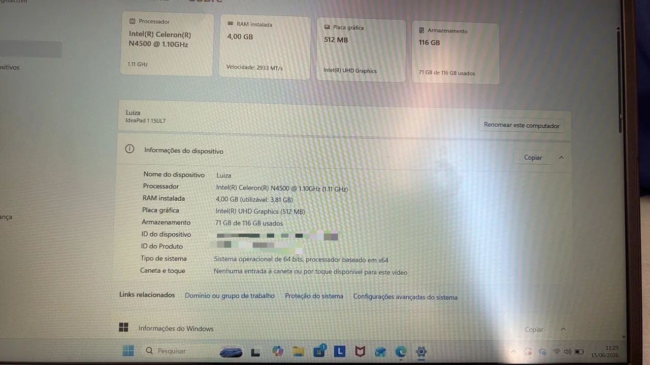 Notebook Lenovo Novo - Foto 5