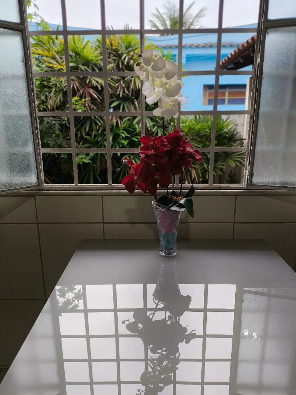 Mesa de vidro temperado jateado  - Foto 4