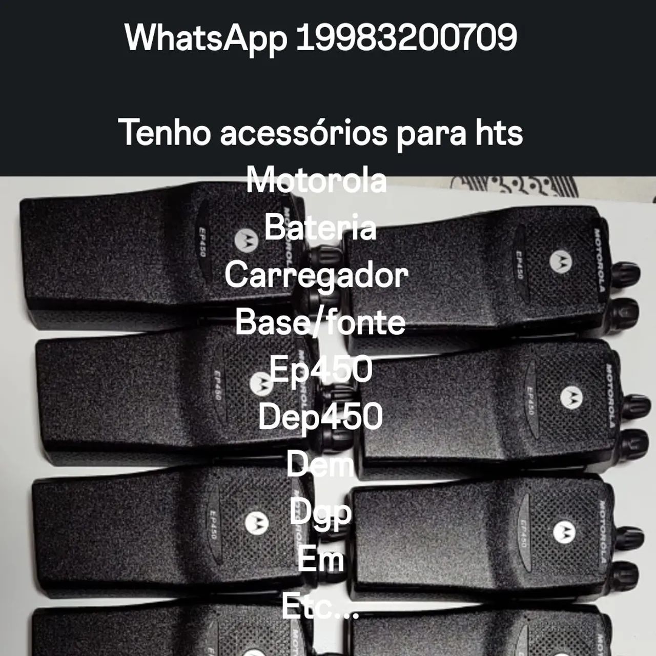 Rádio comunicador Motorola 