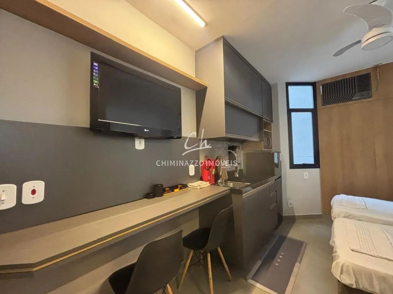 Flat para alugar em Campinas, Centro, com 1 quarto, com 28 m², Portal do Carmo - Foto 5