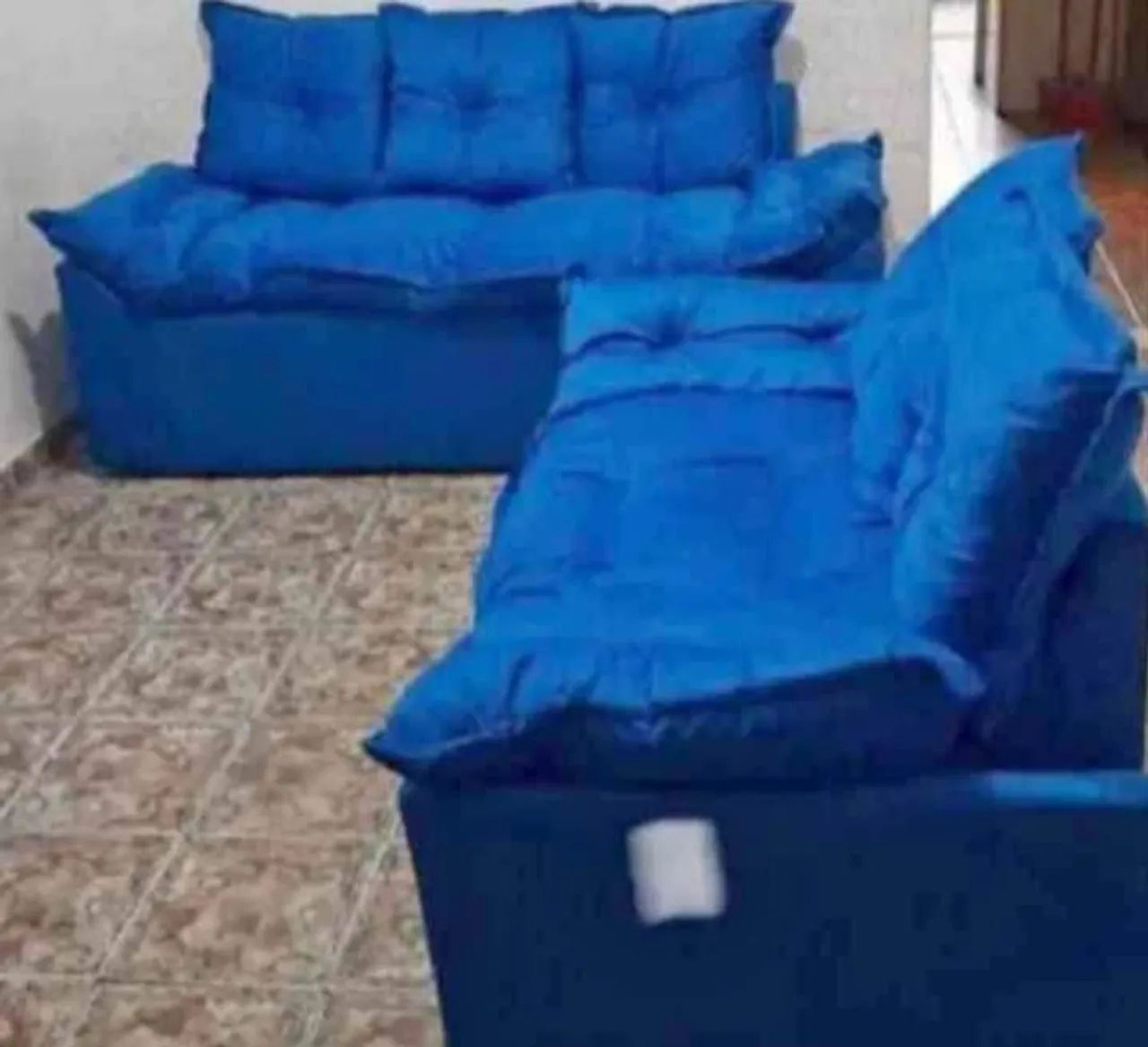 Sofá 2x3 Lugares Paris Transforme seu Lar 