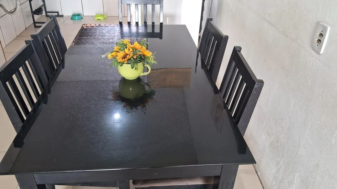 Mesa de jantar de vidro  - Foto 2