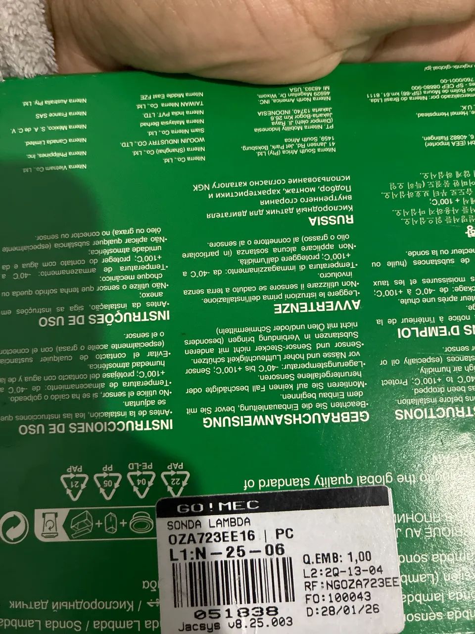 Sonda lambda i30 NTK - Foto 2