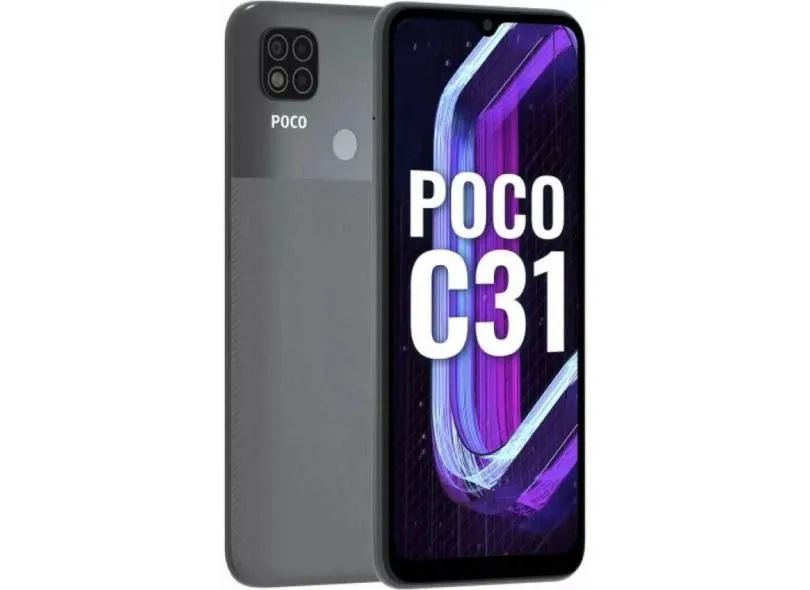 Celular Xiaomi Poco C31 - Excelente Estado / Tela e Película Novas