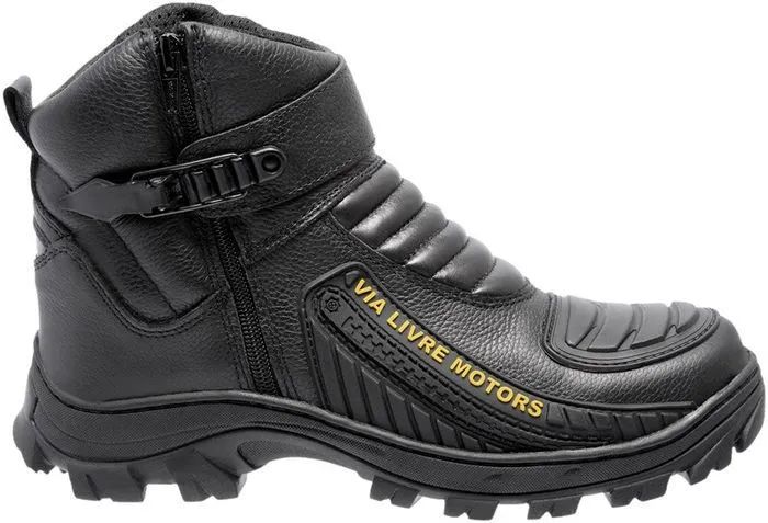 Bota para  Motociclista em Couro