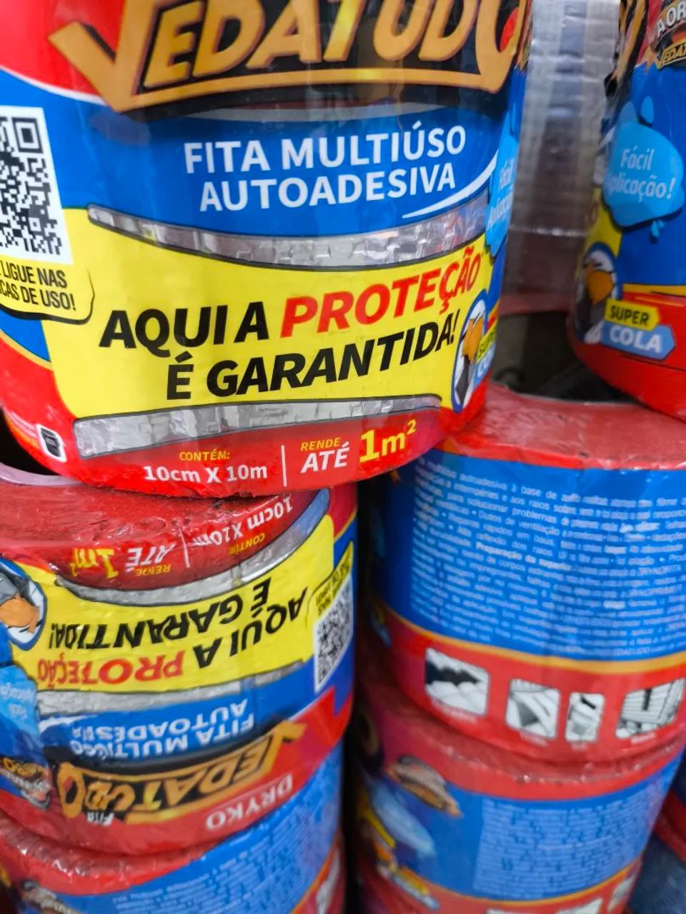 Fita manta Aluminizada 10cm R$24,90 Pix  - Foto 3