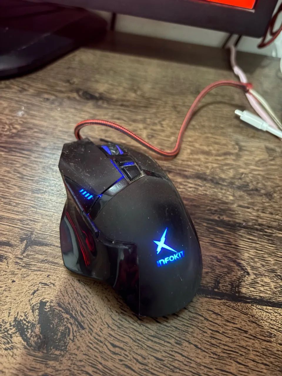 Cadeira gamer + mouse de brinde (Aceito Negociação) - Foto 4