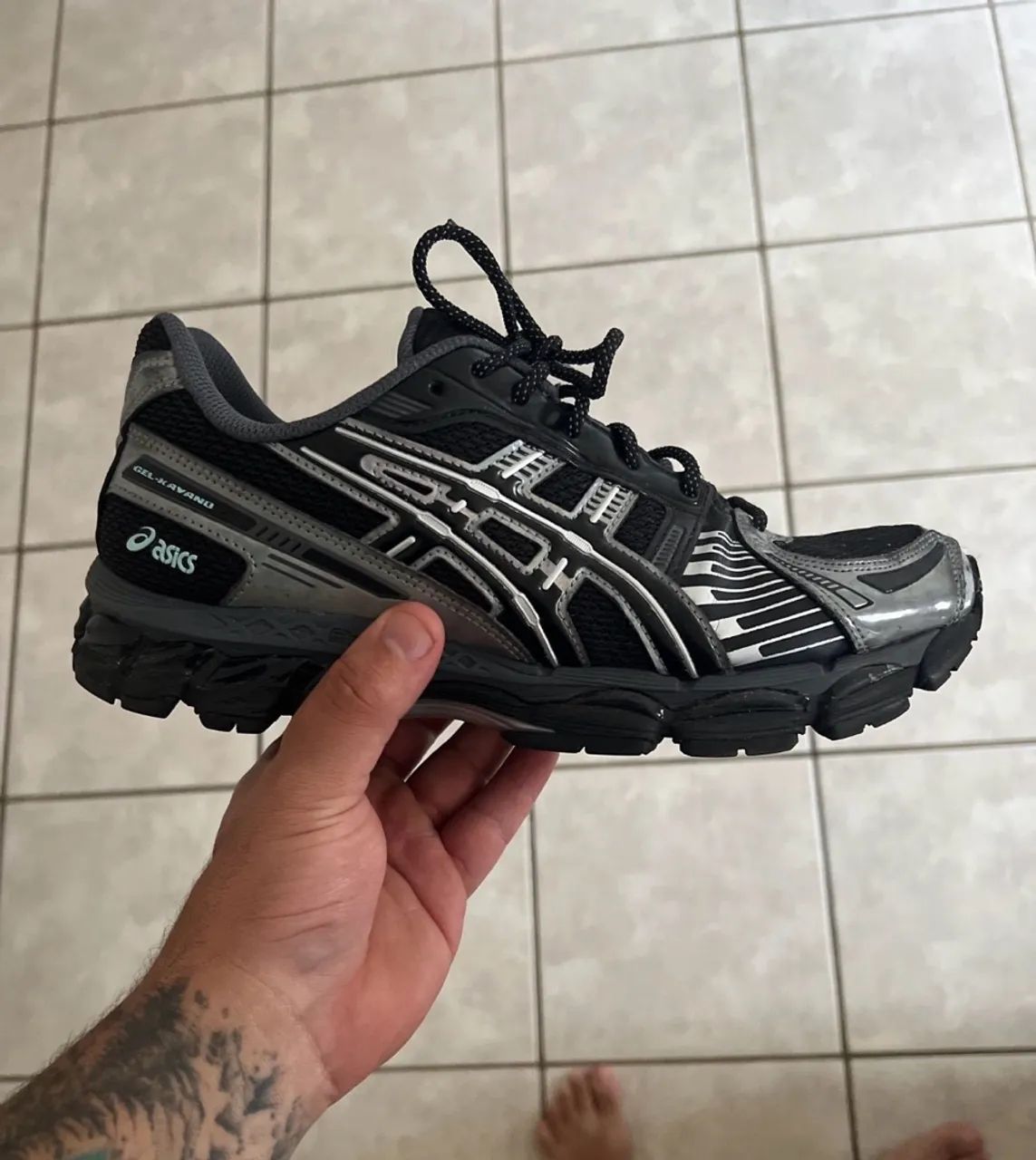 Kayano 12.1 silver black  - Foto 2